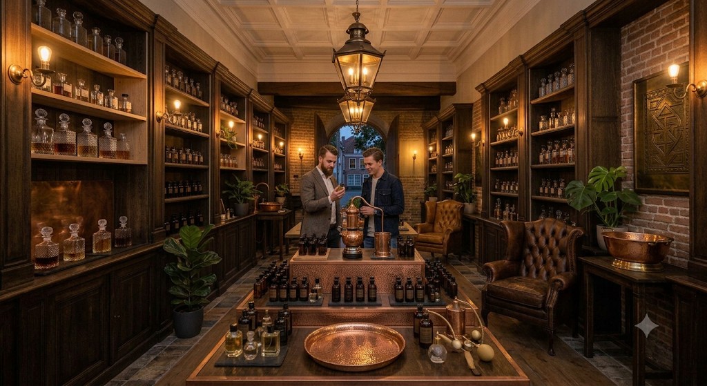 De herenruimte van Parfumpost